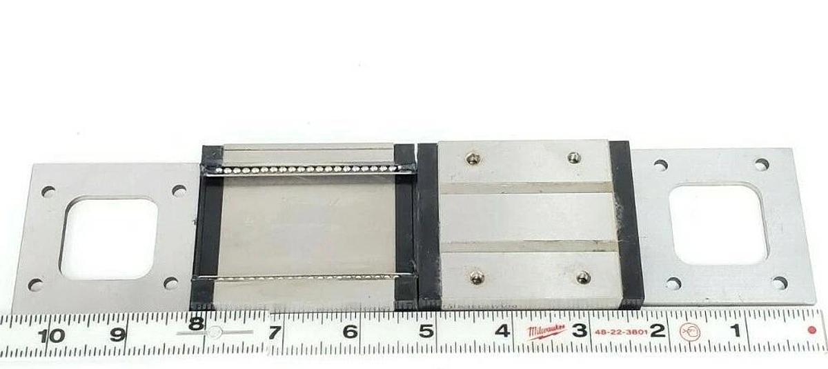 Used MISUMI SSELBWV16 GUIDE RAIL ASSEMBLY W/ MOUNT BRACKETS