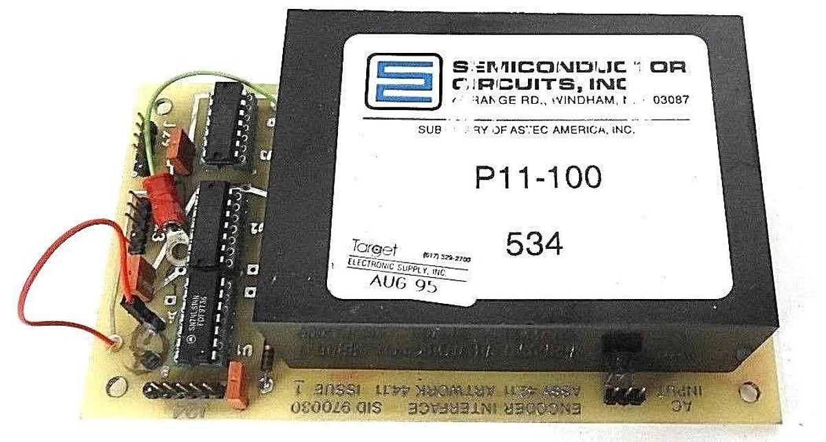Used INK JET SID 970030 ENCODER INTERFACE ASSY 42.11 ARTWORK 44.11 ISSUE 1 W/ P11-100