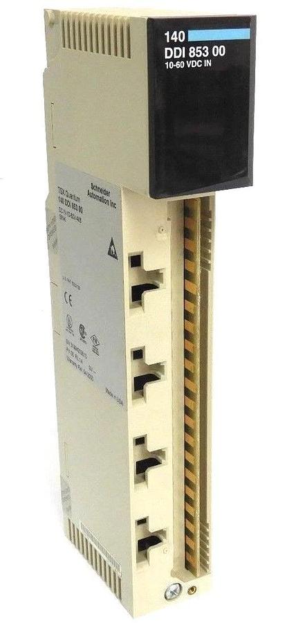 Used SCHNEIDER AUTOMATION 140-DDI-853-00 TSX QUANTUM 140DDI85300, PV: 00 RL: 14