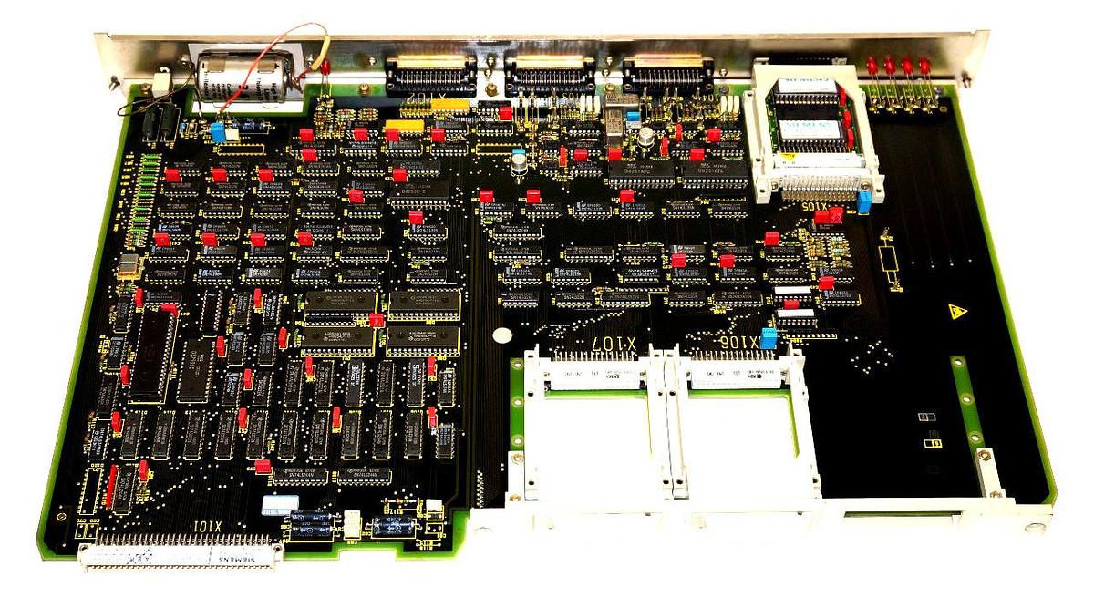 Used SIEMENS SINUMERIK 6FX1113-0AA02 CPU MODULE MS100, 6FX11130AA02