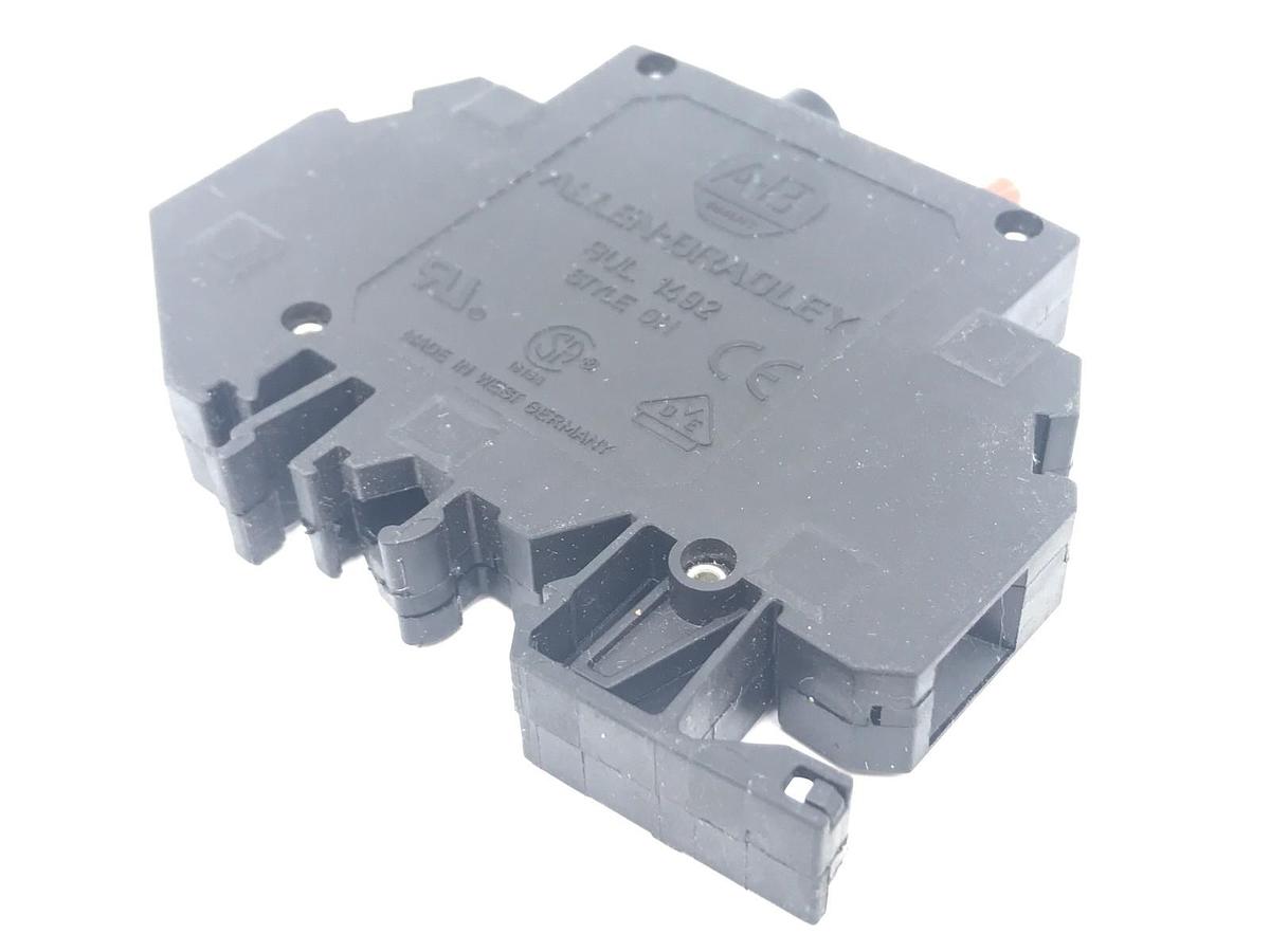 Used ALLEN BRADLEY 1492-GH010 CIRCUIT BREAKER SER. B, 1 AMP, 1492GH010