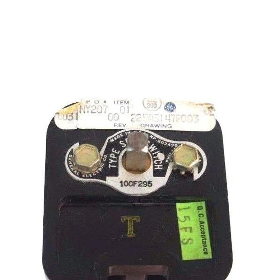 Used GENERAL ELECTRIC TYPE SBM SWITCH 10CF295 225A5147P003