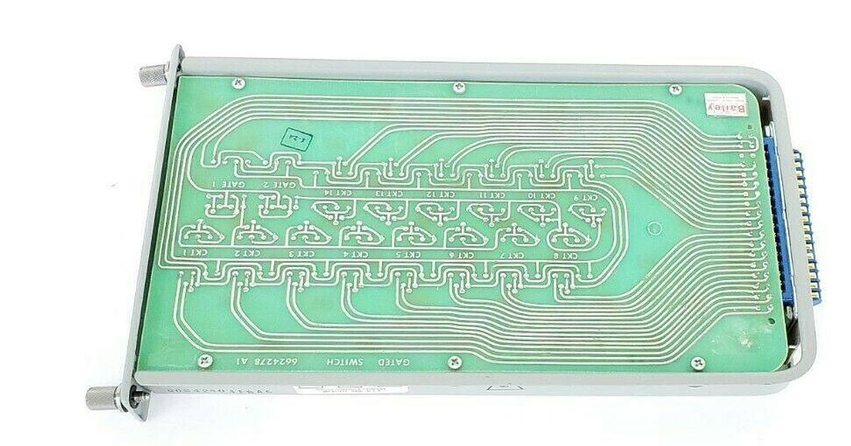 Used BAILEY CONTROLS 6624280A1 GATE SWITCH LOGIC MODULE 6624278 A1
