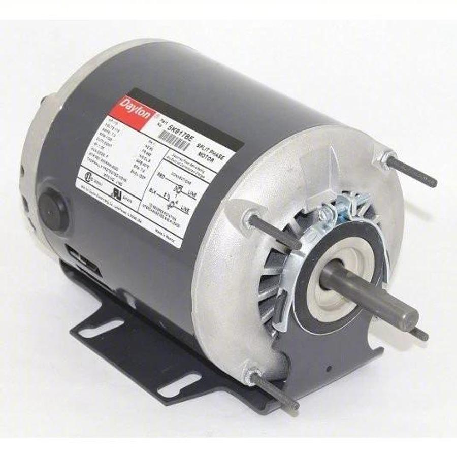 Dayton 5K917BE Split Phase Motor 1/3 HP 1725 RPM 115V 48Z Frame ODP