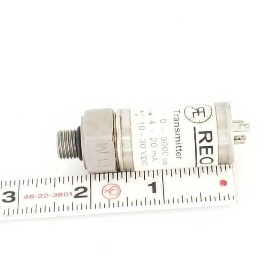 Used REO-TEMP TG1-P32-1A7B GENERAL PURPOSE TRANSMITTER 0-3000 PSI 4-20mA 10-30VDC