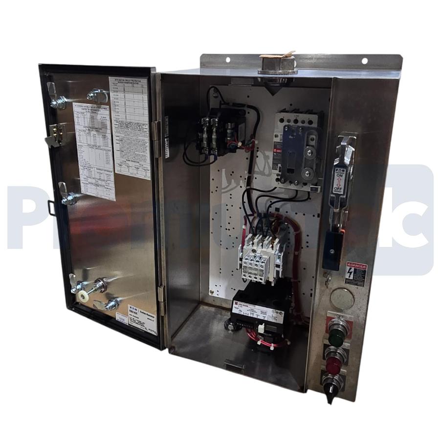 Used EATON CUTLER-HAMMER ECN2414CHC MODS: P3A23C40 NEMA MOTOR CONTROL W/ IQ504A NSMP