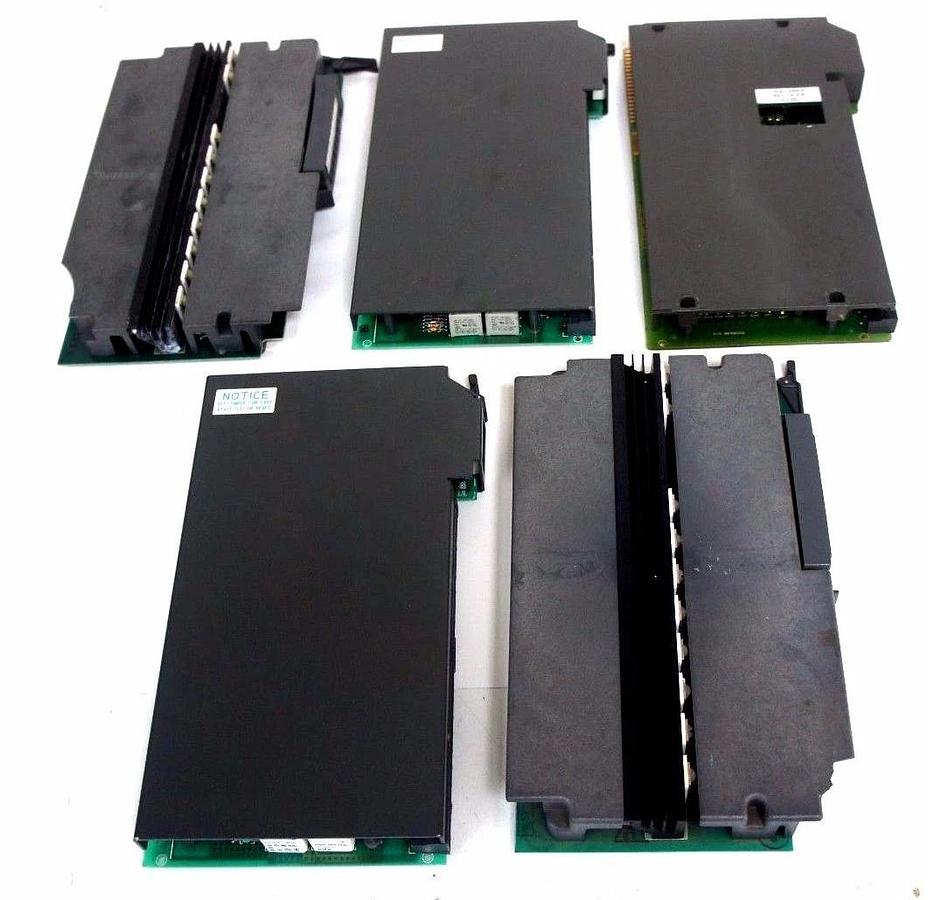 Used LOT OF 5 ALLEN BRADLEY MODULES 1771-OBD/B, 1771-OB, 1771-IBD