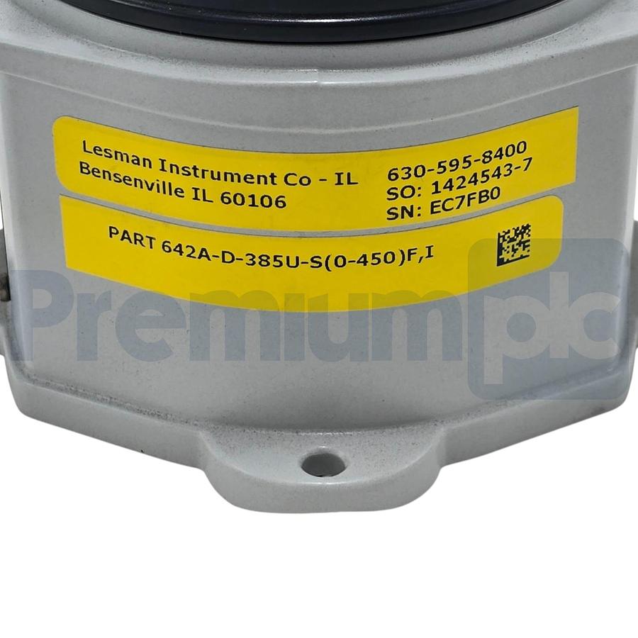Used Lesman Pyromation 642 | 642A-D-385U-S(0-450)F,I HART Temp Transmitter 0-450°F