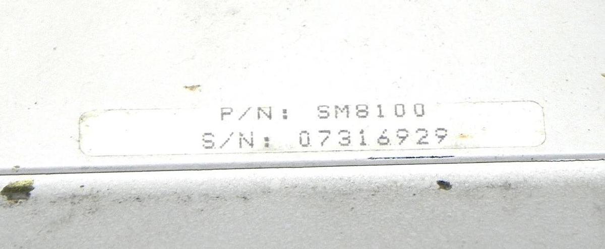 Used PRAXAIR SM-8100 JUNCTION BOX SYSTEM MONITOR SM8100