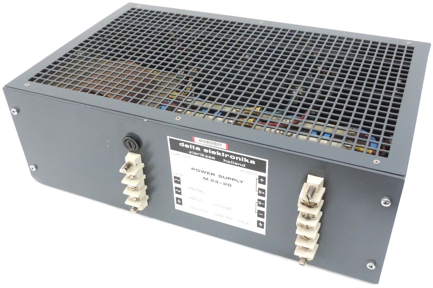 Used DELTA ELEKTRONIKA M24-20 POWER SUPPLY INPUT: 117VAC OUTPUT: 24VDC 20A *REPAIRED*