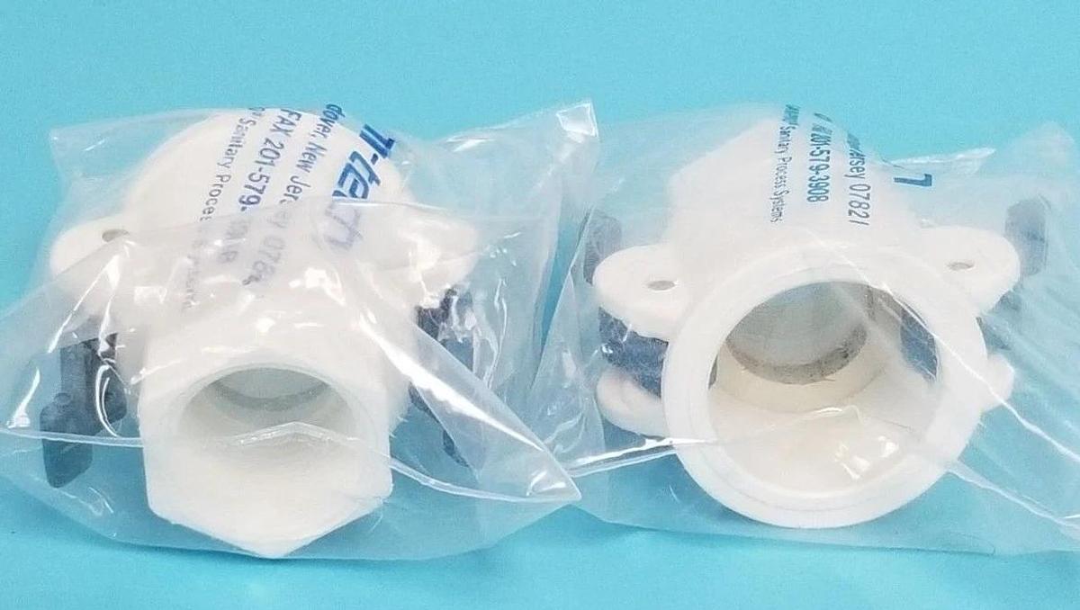 Used LOT OF 4 NEW SANI-TECH 27269 CONNECTOR CLAMPS