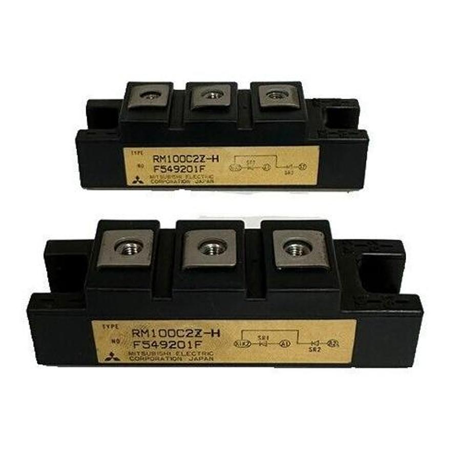 Used LOT OF 2 MITSUBISHI ELECTRIC RM100C2Z-H / RM100C2ZH POWER MODULE F549201F