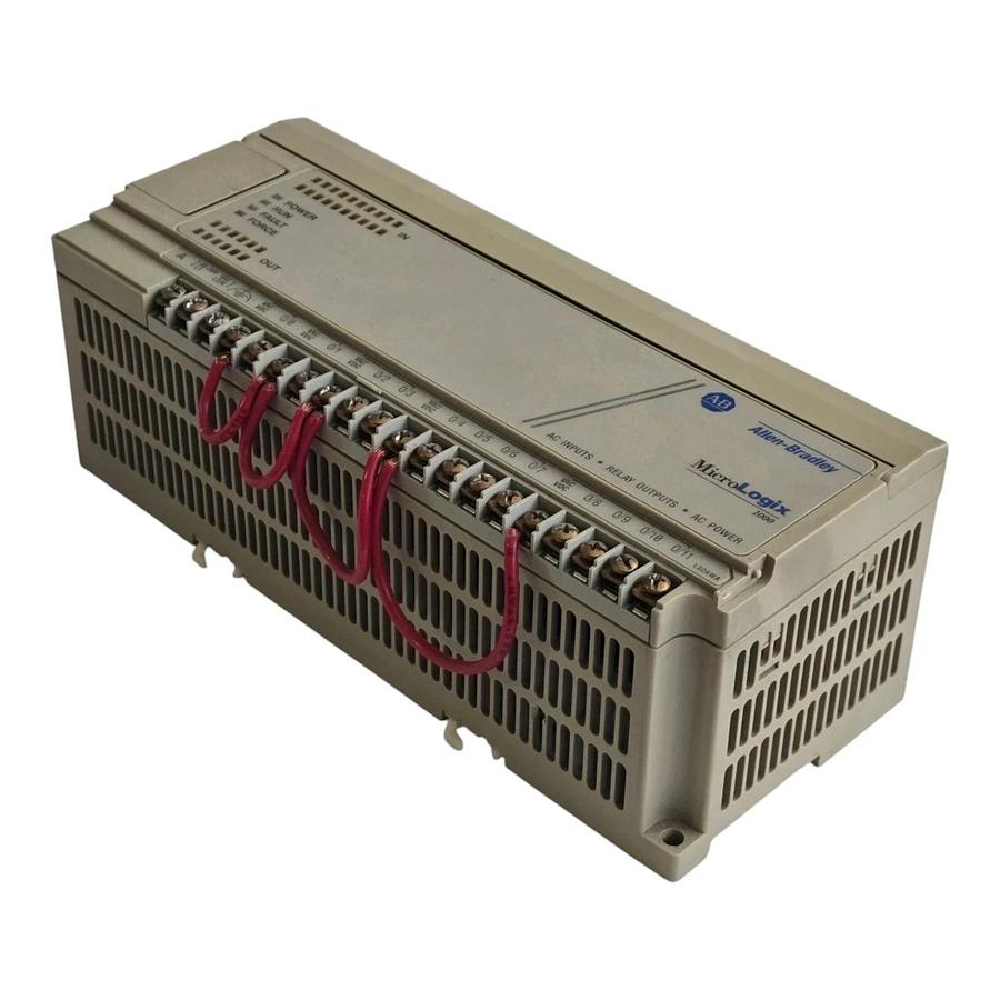 Used Allen Bradley 1761-L32AWA /D MicroLogix 1000 32-PT I/O Controller FRN 1.0 USPI