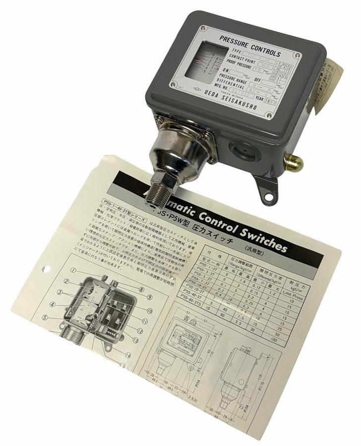 Used NEW UEDA SEISKUSHO P5S-5-3T PRESSURE SWITCH P5S53T