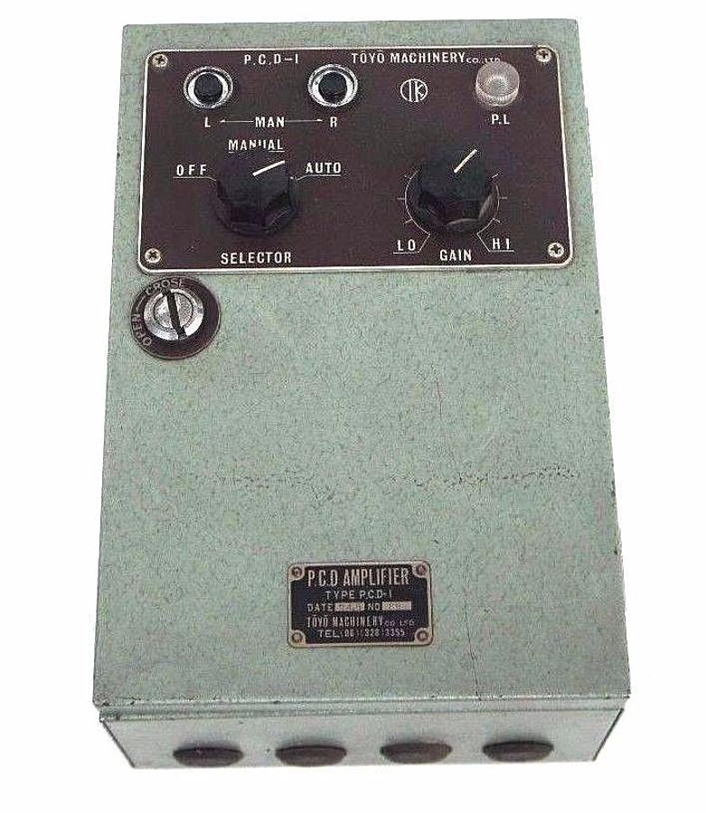 Used NEW TOYO MACHINERY P.C.D AMPLIFIER, TYPE: P.C.D-1, DATE:74.5, NO:88, PCD-1 PCD1