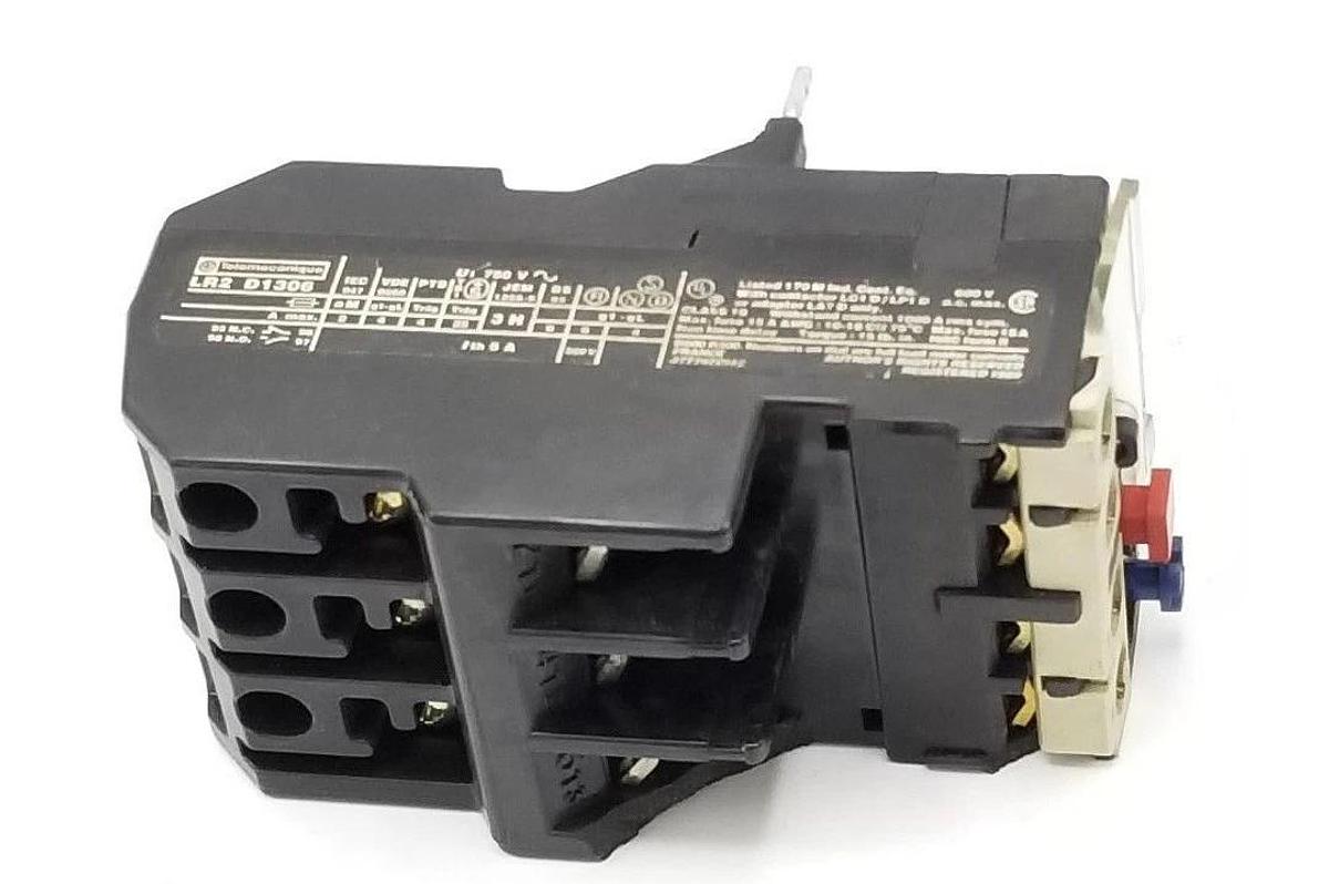 Used TELEMECANIQUE LR2D1306 THERMAL OVERLOAD RELAY 1-1.6A