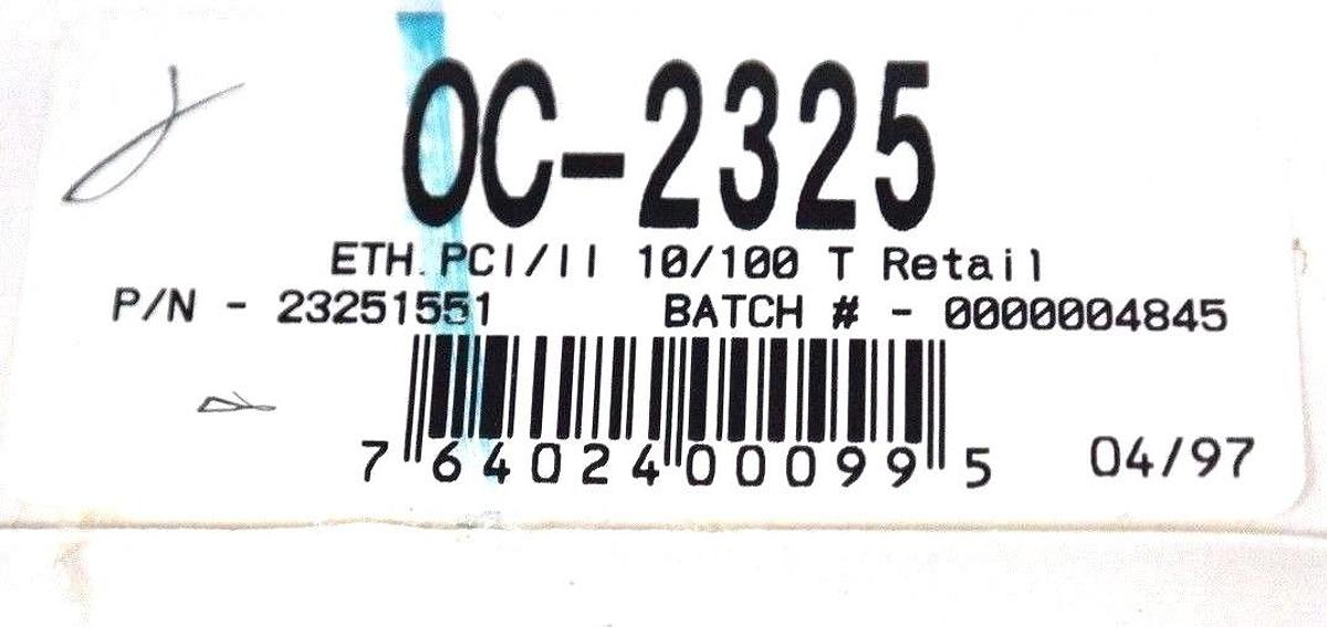 NEW SEALED OLICOM OC-2325 FAST ETHERNET ISA 10/100 ADAPTER 23251551