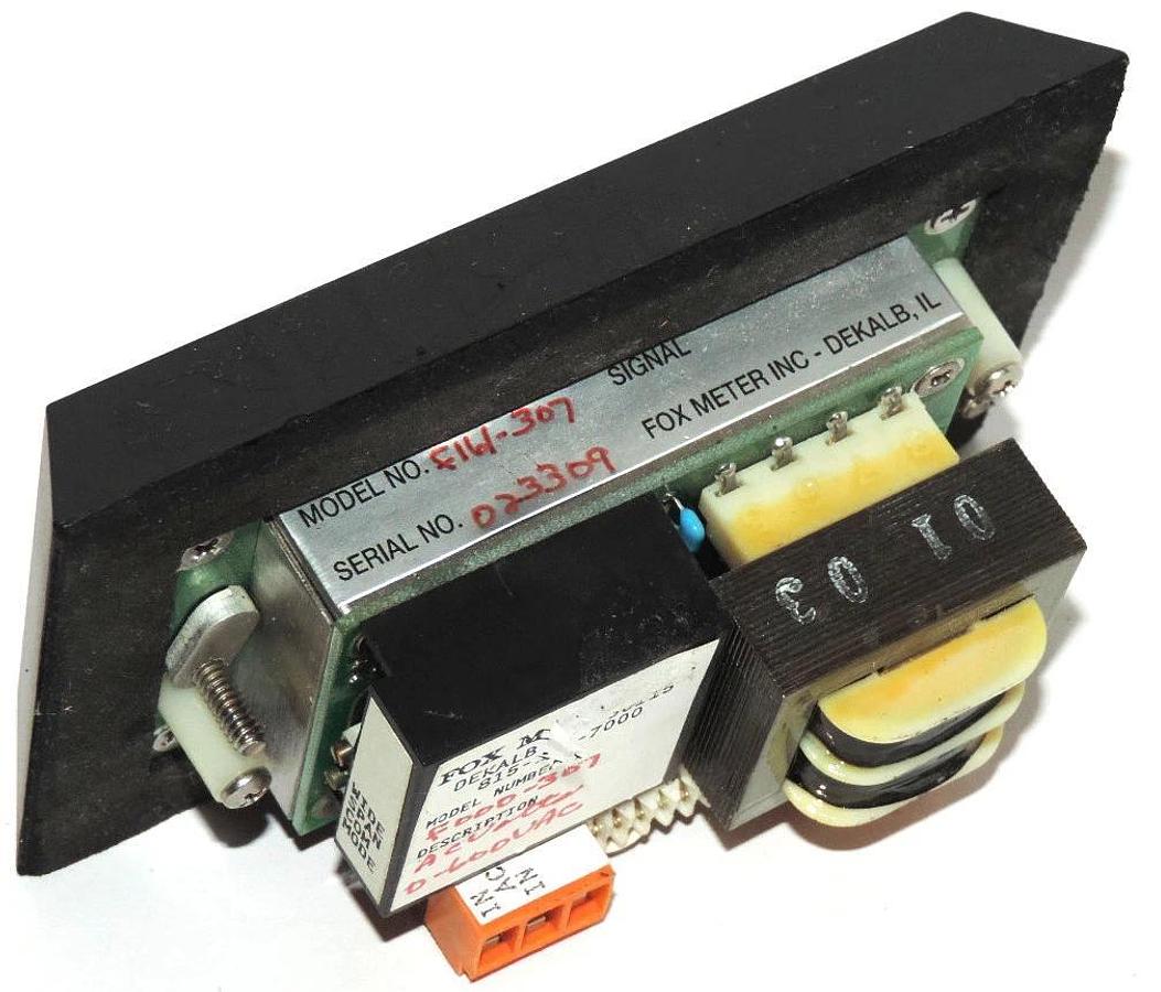 Used FOX METER INC. F161-307 DIGITAL METER F000-307, F161307 F000307