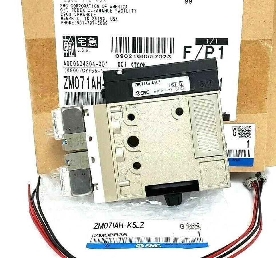 Used NIB SMC ZM071AH-K5LZ VACUUM EJECTOR VALVE ZM071AHK5LZ