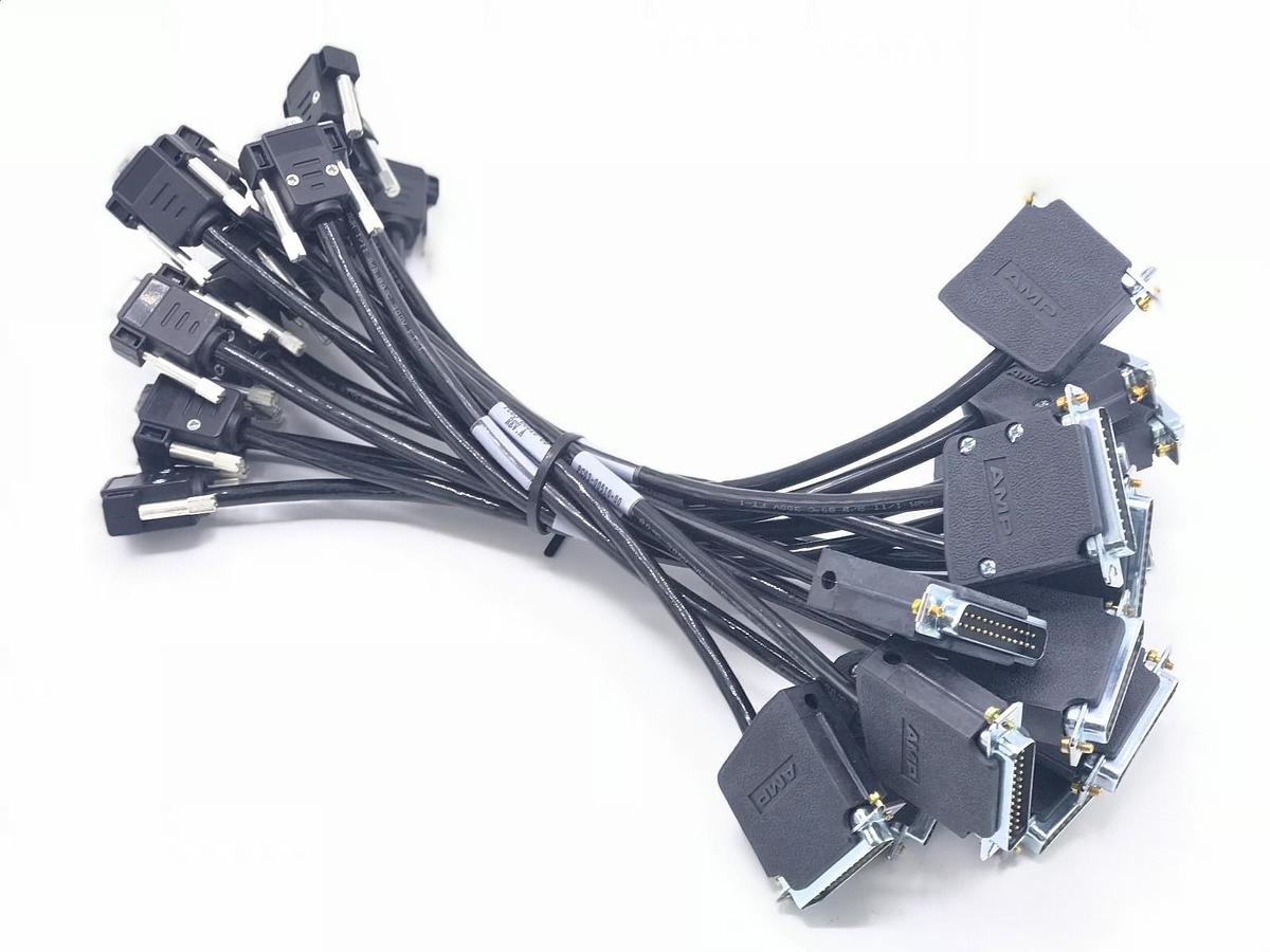 LOT OF 15 NEW BLACK BOX DB25M-DB9F MODEM CABLES 1 FT