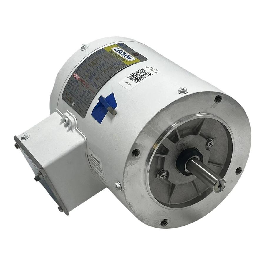 Leeson Washguard 1/2 HP Electric Motor 113473.00 Model C6T17VC4H New Surplus