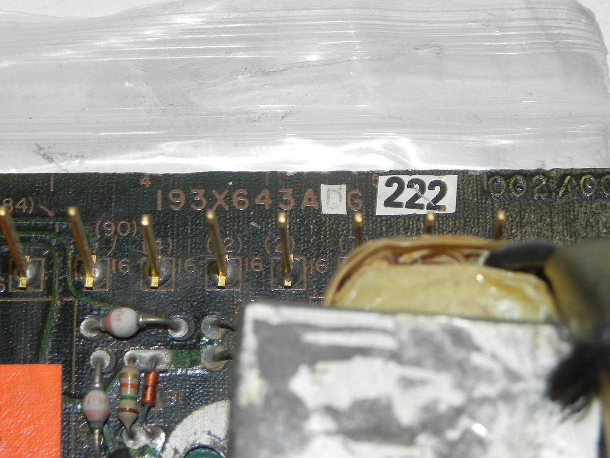 Refurbished GENERAL ELECTRIC 193X643ADG222 CONTROLLER BOARD 193X643ADG (REPAIRED)