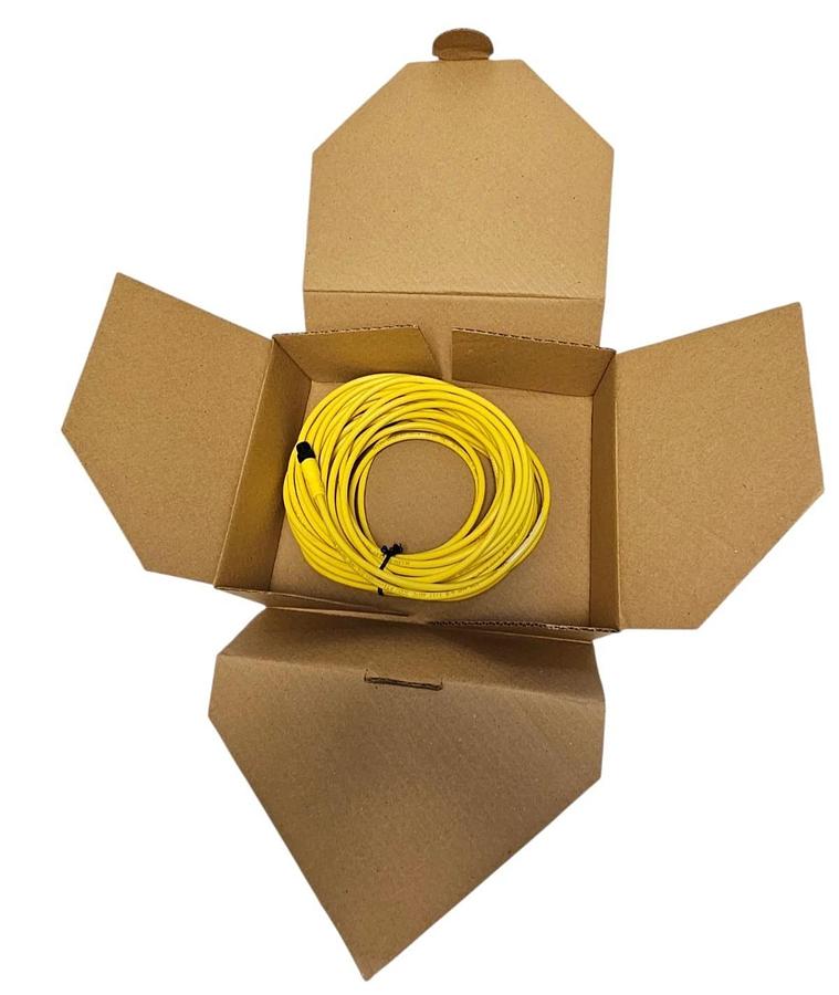 Used NIB ALLEN BRADLEY 889D-F4ACDM-15 QD CORDSET 4-PIN 15M 889DF4ACDM15 SER. B