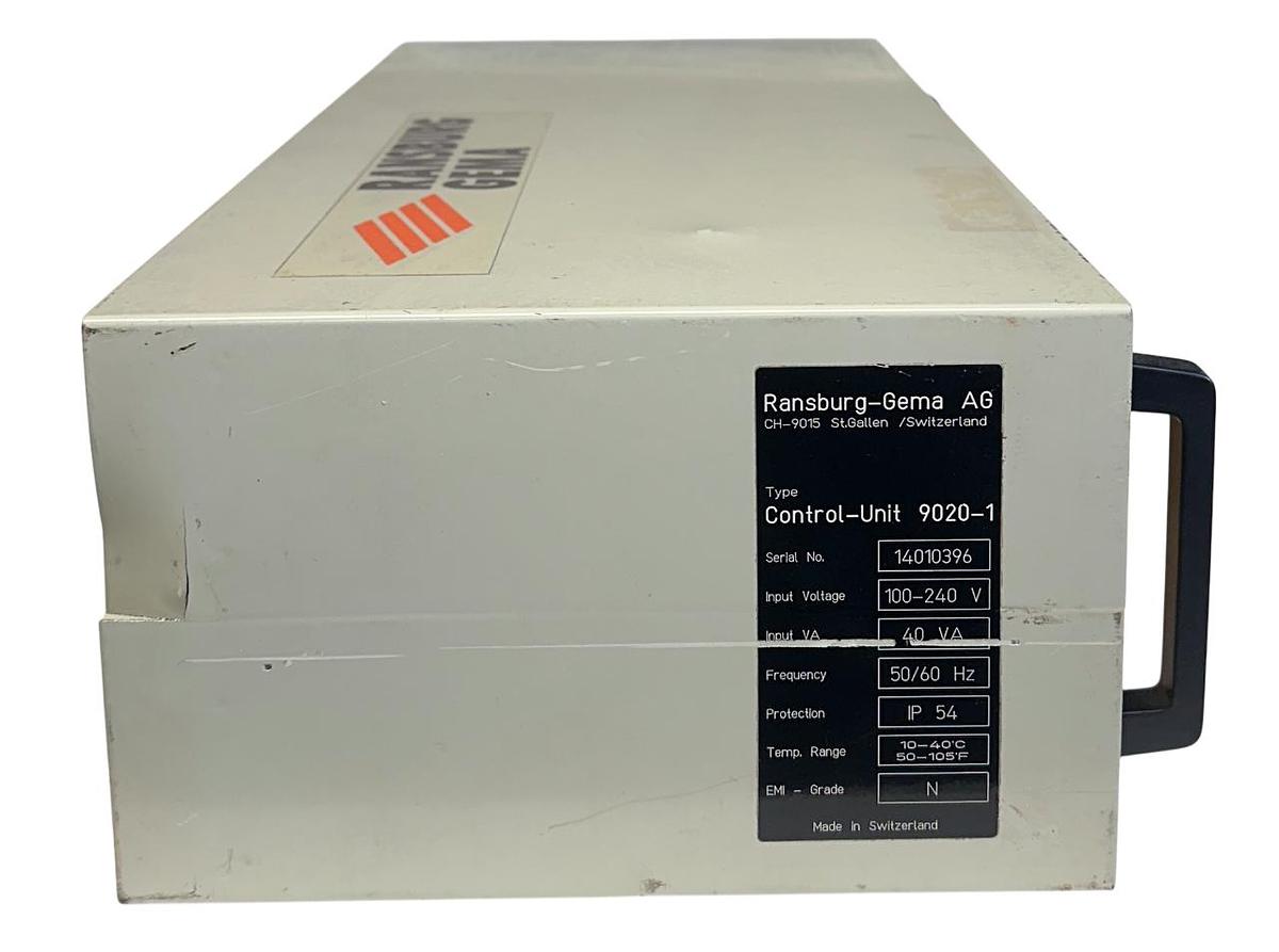 Used RANSBURG GEMA 9020-1 / 90201 CONTROL UNIT 9020 100-240V 40VA 50/60Hz USNP