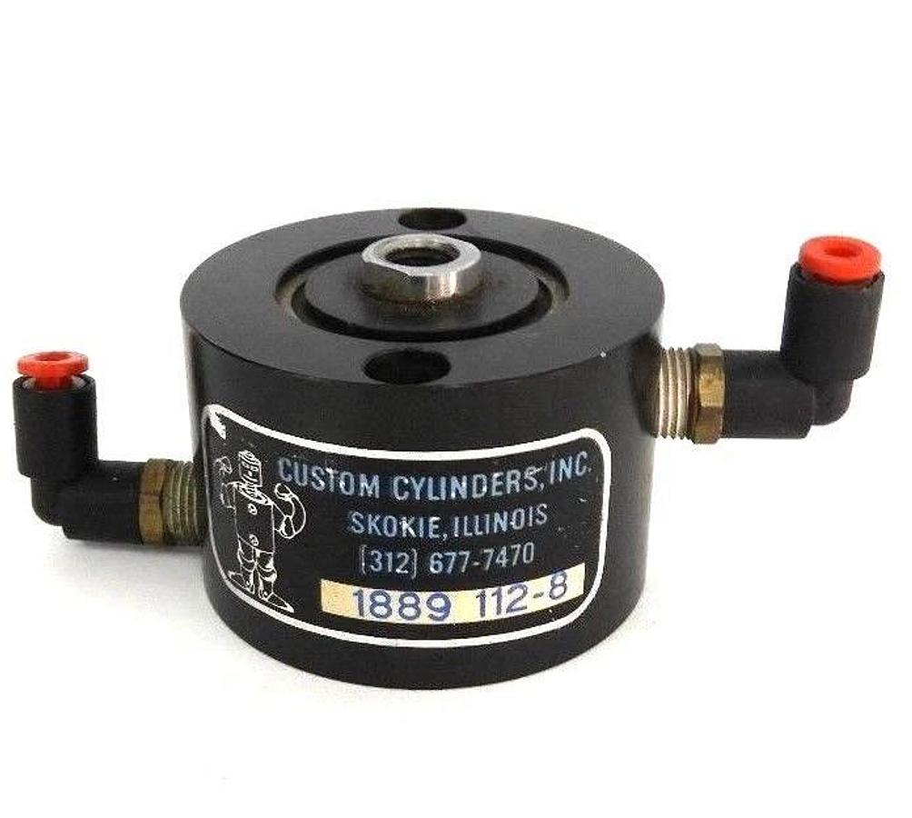 Used CUSTOM CYLINDERS, INC 1889 112-8 CYLINDER PNEUMATIC 18891128