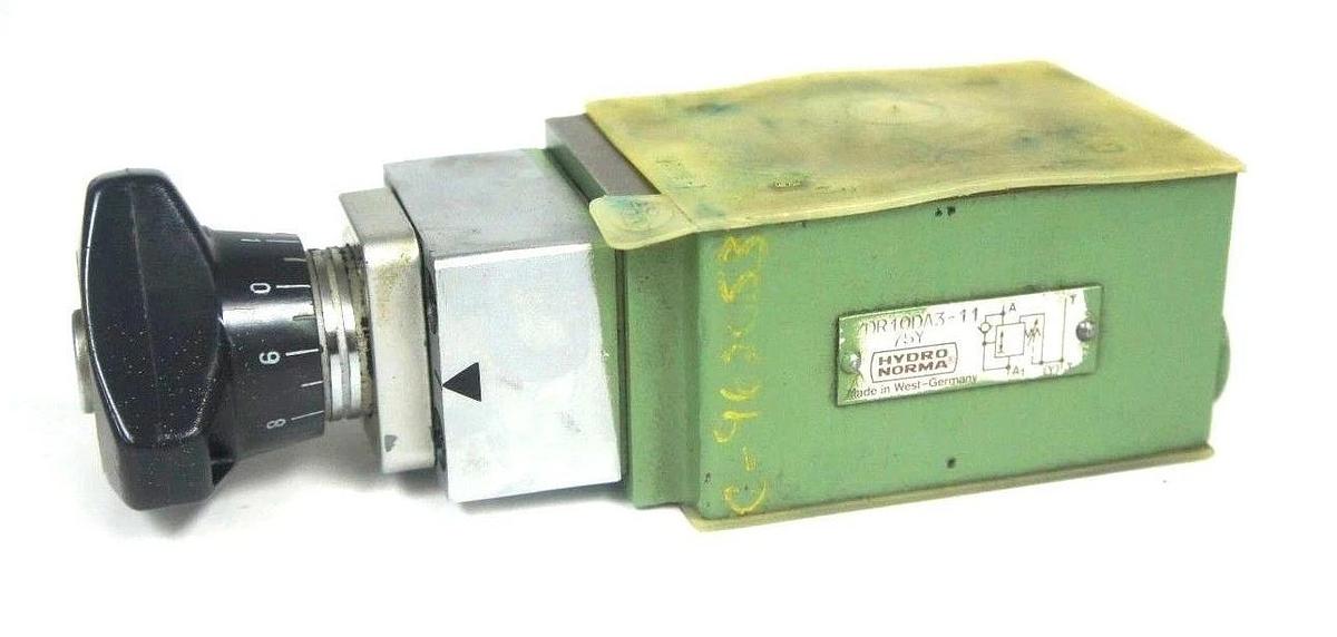 Used HYDRONORMA ZDR10DA3-11 VALVE W/O KEY ZDR10DA311