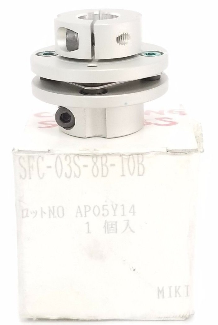 Used NIB MIKI PULLEY CO. SFC-03S-8B-10B COUPLING SFC03S8B10B, AP05Y14