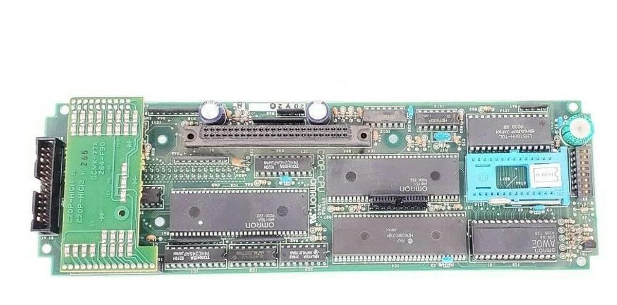 Used OMRON C20P-CPU CIRCUIT BOARD 1333548-0D C20P-H1C1 GCMK-77X C20PCPU