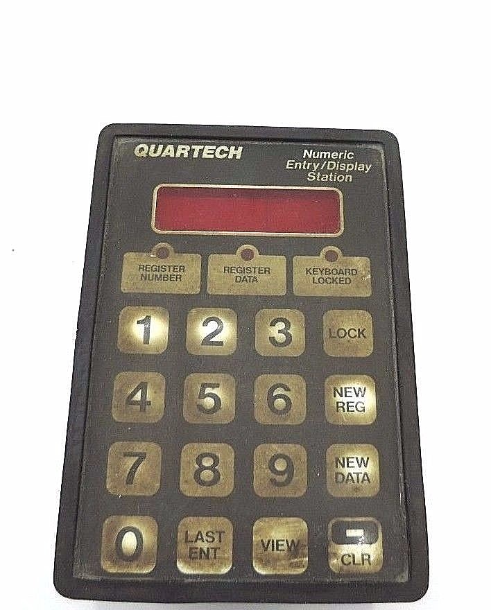 Used QUARTECH 8330 GMX NUMERIC ENTRY / DISPLAY STATION 080698A