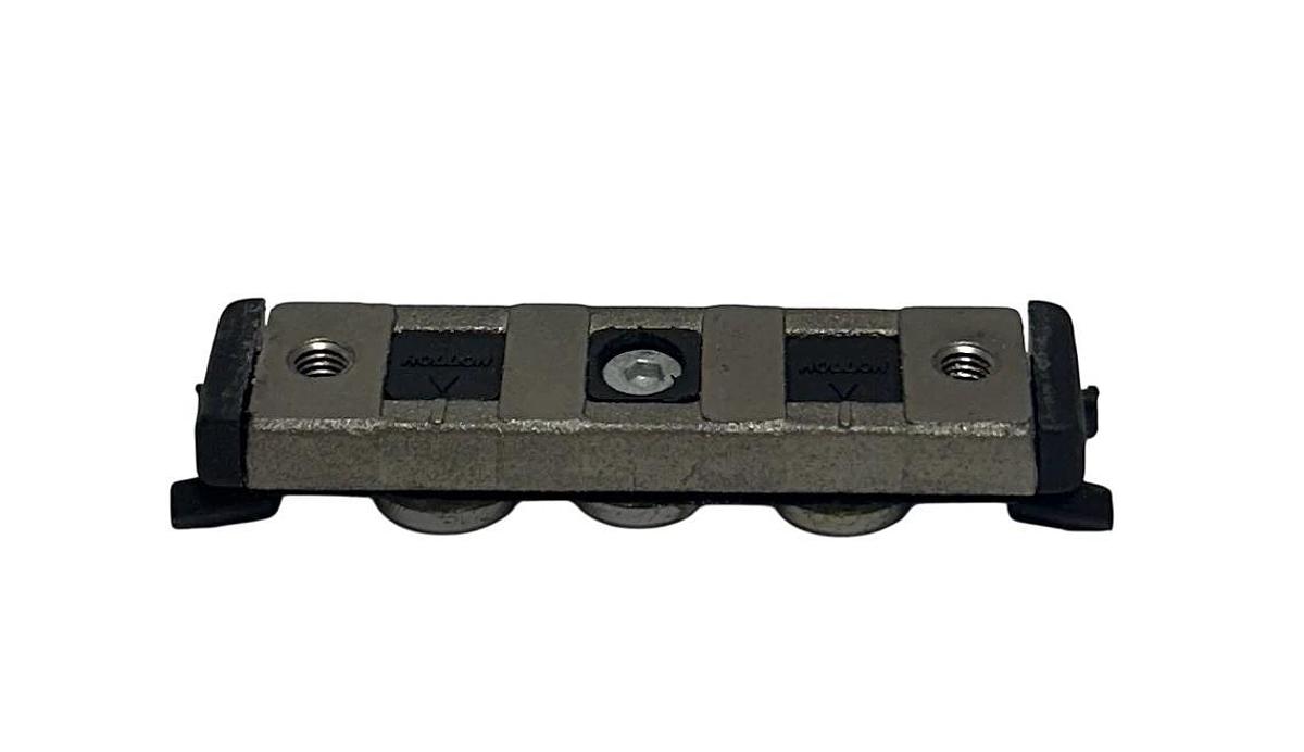 Used ROLLON NT18 CAM GUIDED U-SHAPED CARRIAGE RAIL 3-ROLLER 18mm NOMINAL DIAM USMP