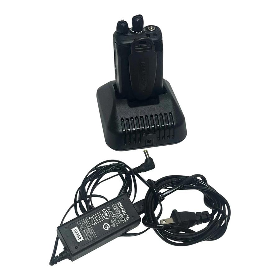 Used Kenwood TK-3360 UHF Radio KSC-25LS Charger Base W0H-0010 Adapter Bundle
