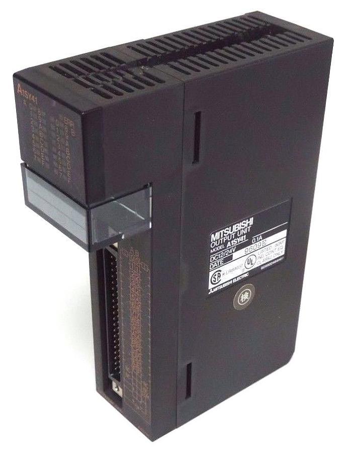 Used MITSUBISHI A1SY41 OUTPUT MODULE 1AMP, 12/24VDC, 32POINT