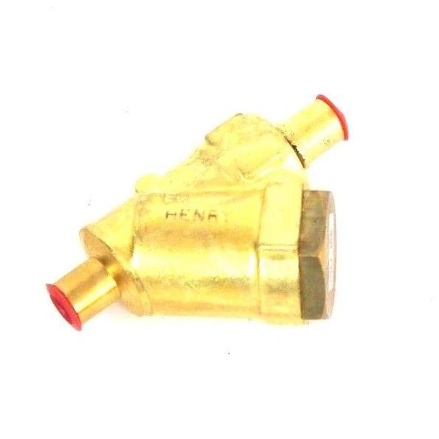 Used NIB HENRY 896A-3/8S FORGED BRASS "Y" STRAINER 3/8" OD SOLDER CONNECTION