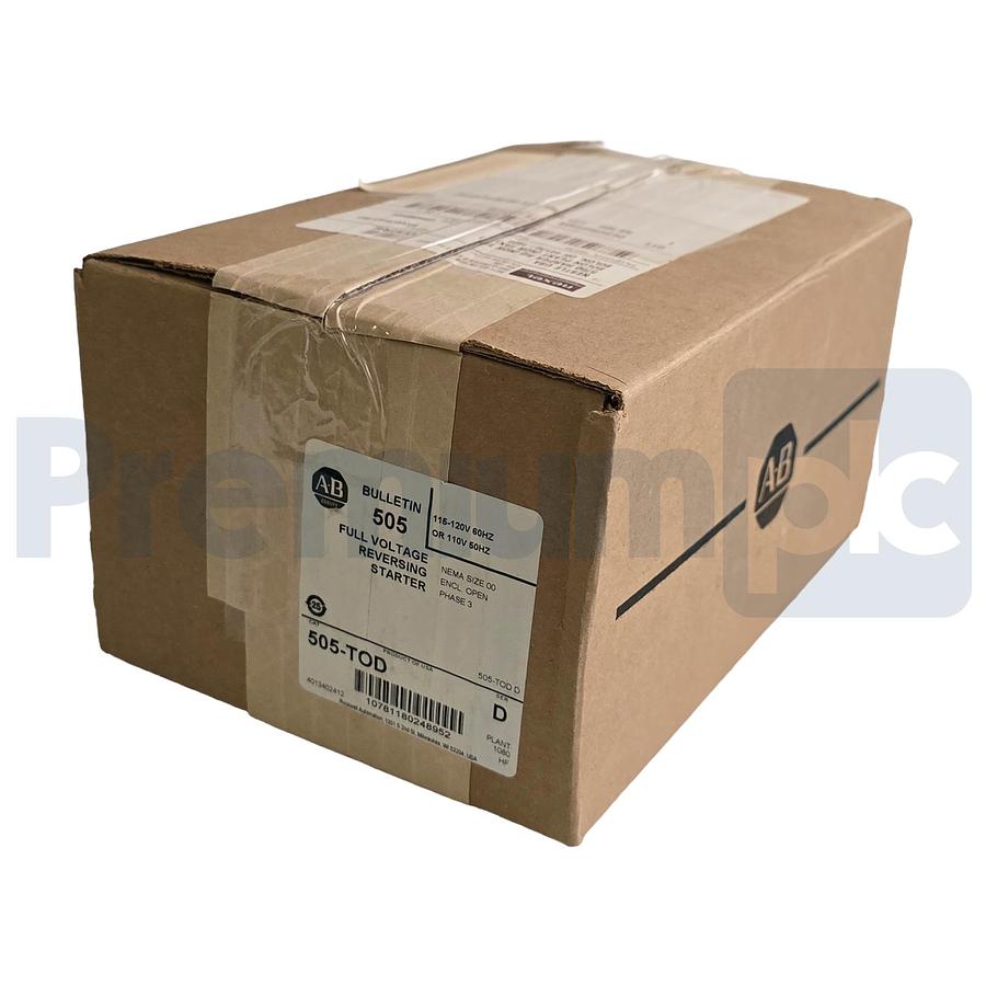 Used Allen-Bradley 505-TOD /D Full Voltage Reversing Starter NEMA Size 00 110-120V