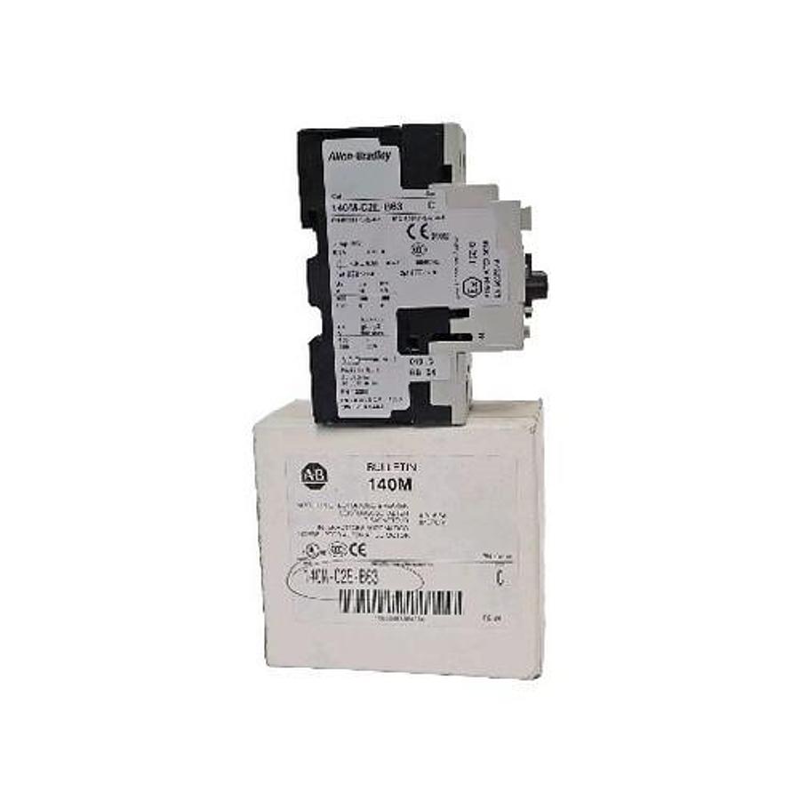 Used NIB ALLEN BRADLEY 140M-C2E-B63 MOTOR PROTECTOR / CIRCUIT BREAKER SER. C