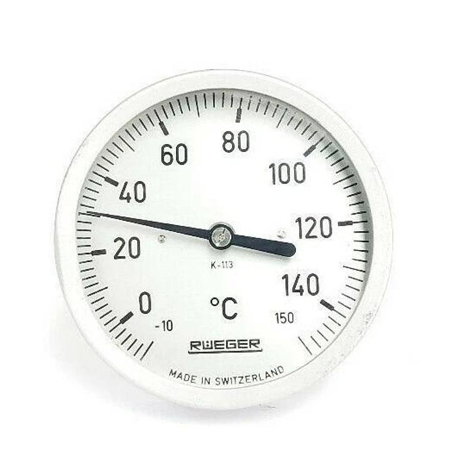 Used RUEGER -10 TO 150 DEGREE CELSIUS PROBE THERMOMETER K-113
