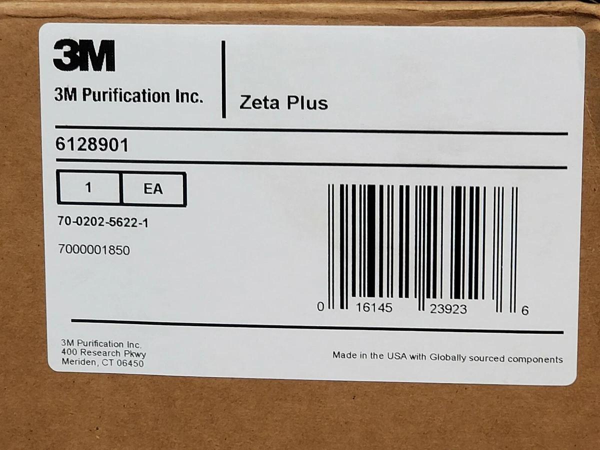 Used NIB 3M PURIFICATION 6128901 ZETA PLUS CAPSULE SYSTEM MANIFOLD SET 70020256221