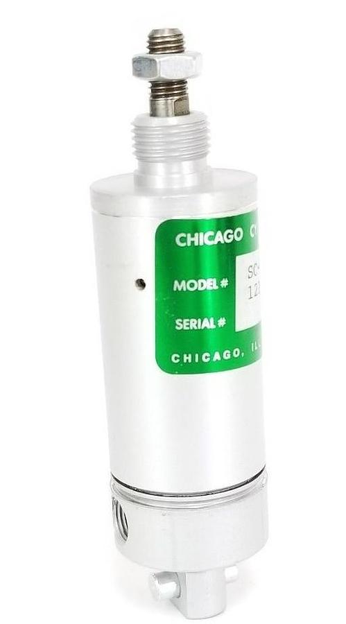 Used NEW CHICAGO CYLINDER SC-9-7/8 PNEUMATIC CYLINDER SC97/8