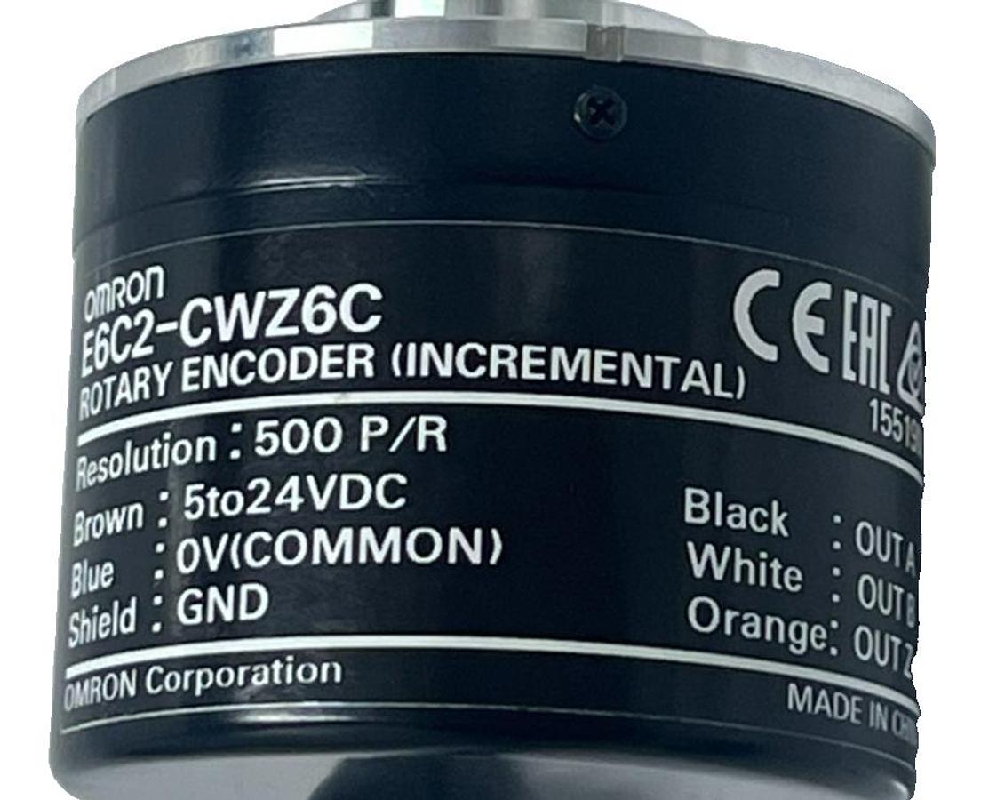 Used Omron E6C2-CWZ6C Rotary Encoder 500 P/R 0.5M Cable NSMP
