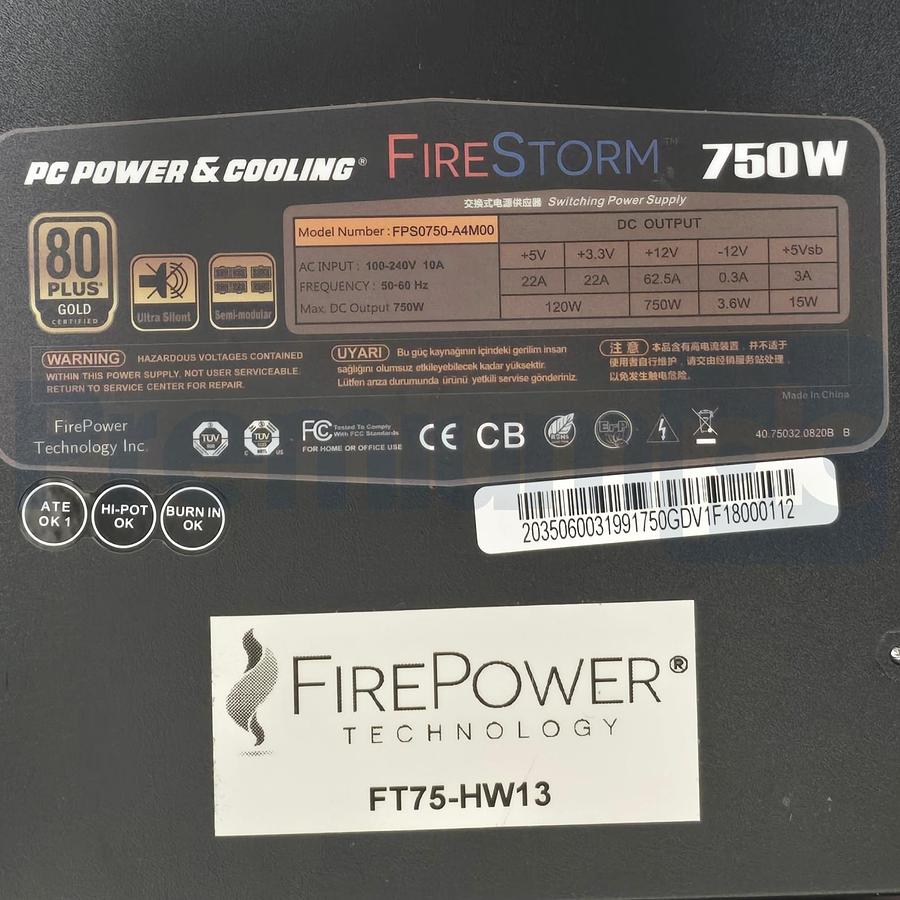 Used Honeywell Measurex 6541002733 Rev. 01 Power Supply 24V 20A 60C & 26A 40C NSMP