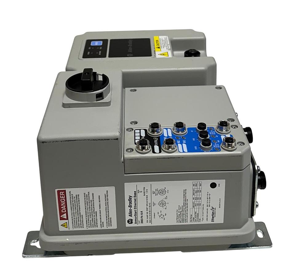 Used ALLEN BRADLEY 281E-F12Z-10A-RRW /C ArmorStart CONTROL 280E-FN-10-R /C Enet NSNP