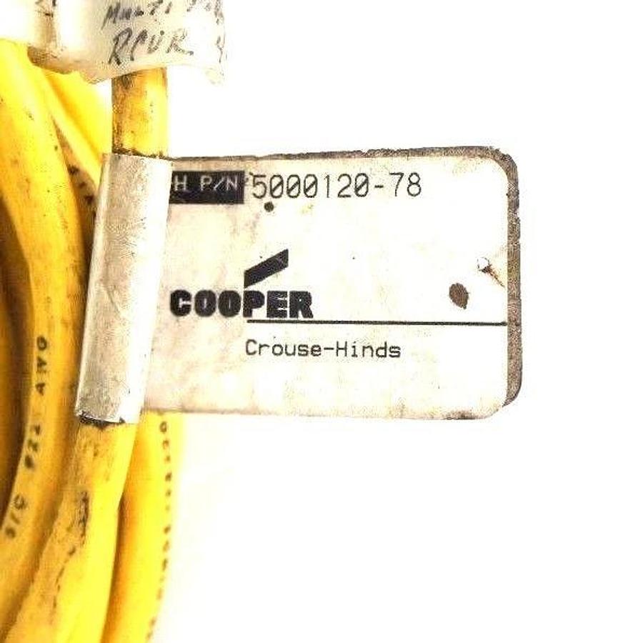 Used COOPER CROUSE HINDS 5000120-78 PHOTOELECTRIC RECEIVER RCVR 500012078