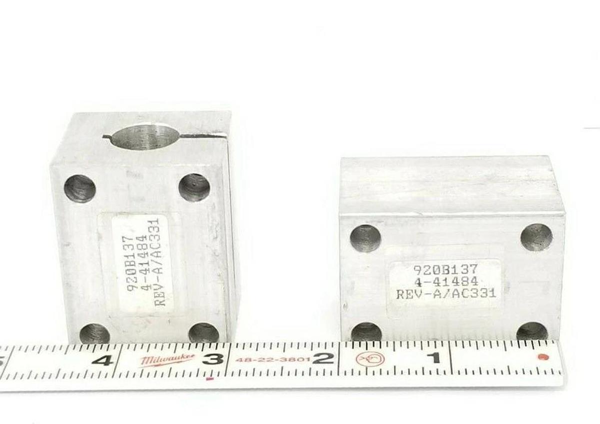Used LOT OF 2 GENERIC 920B137 CLAMP FLAP GUIDES 4-41484 REV-A / AC331