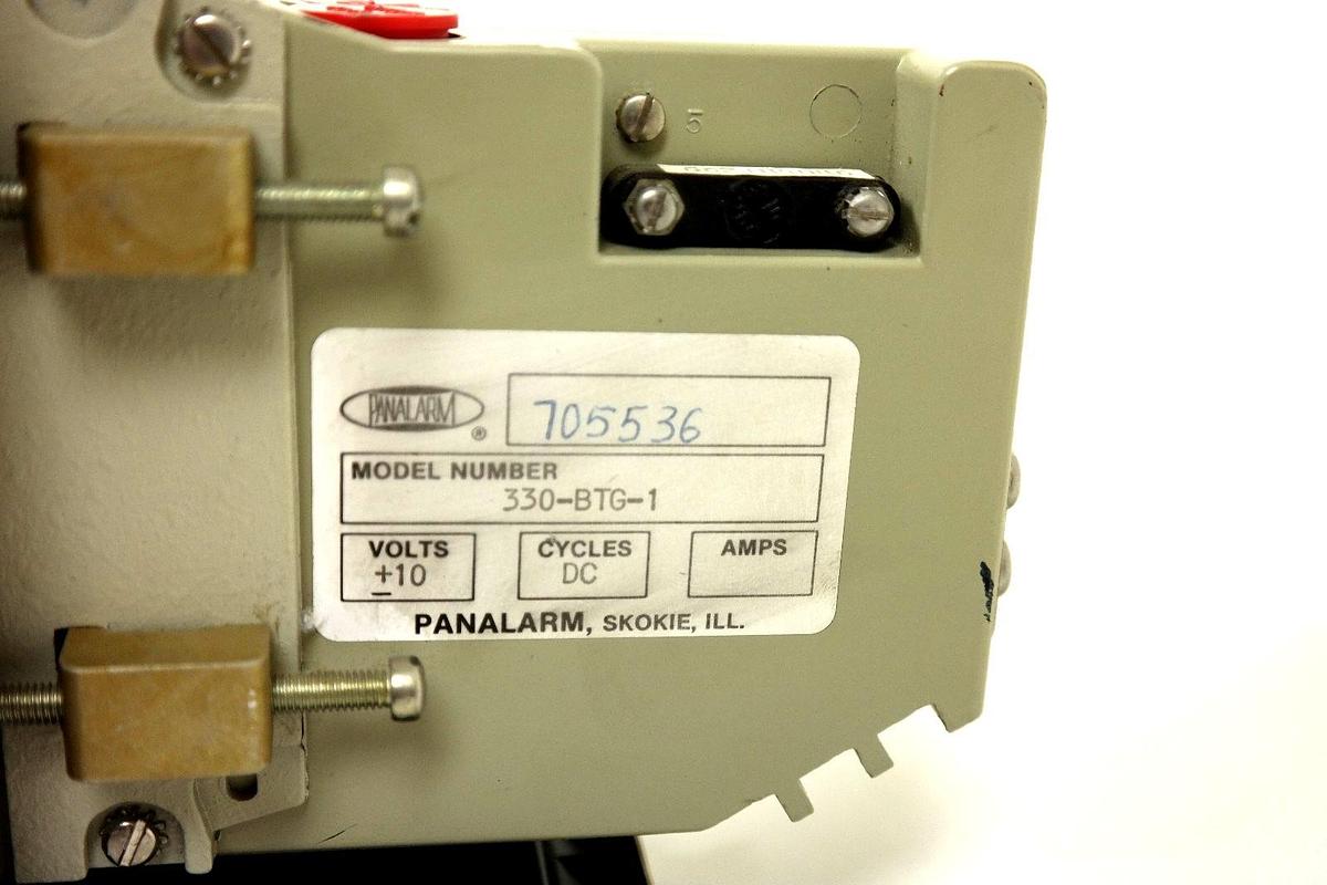 Used NEW PANALARM 330-BTG-1 GAUGE +/- 10V DC CYCLES 330BTG1, 705536