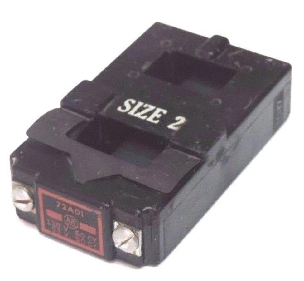 Used ALLEN BRADLEY 72A01 COIL 110V. 60 CY. 93V. 50 CY.