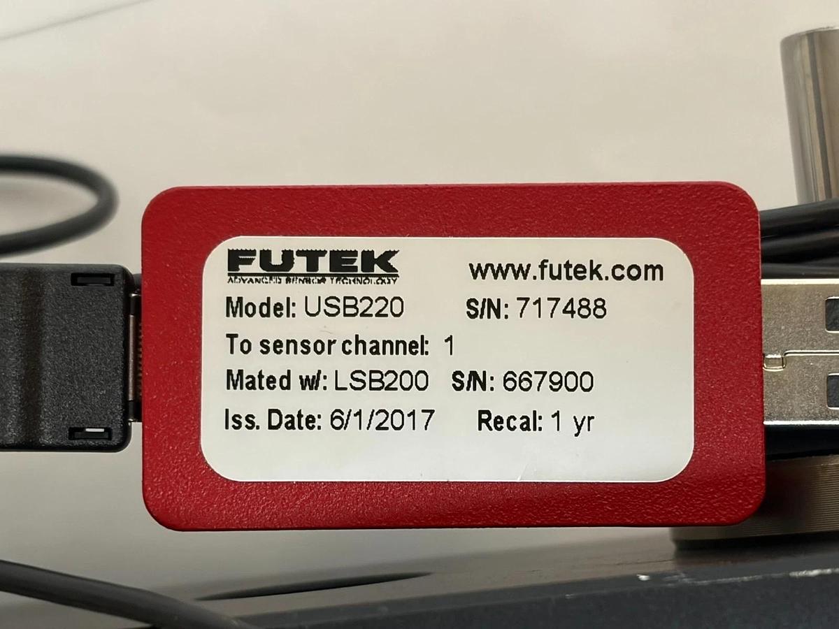 New FUTEK LSB200 50 lb S-Beam Load Cell USB220 Digital Conditioner Kit